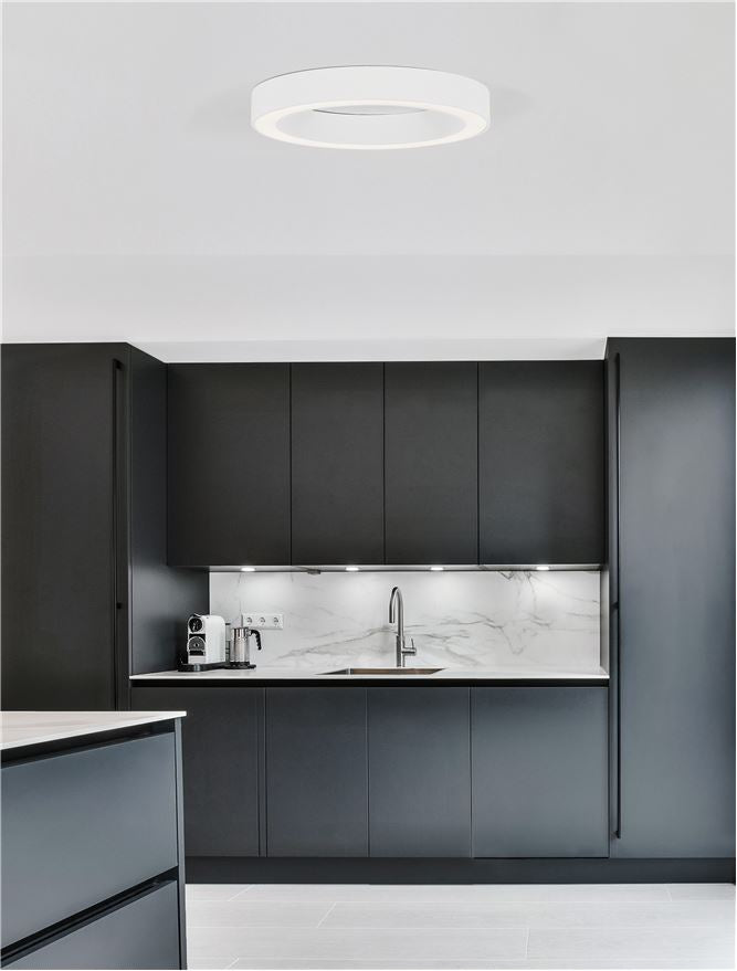 Plafoniera MORBIDO alb 48W Diam: 60 Nova Luce