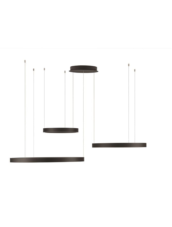 Lampa suspendata ELOWEN BLACK 3 NOVA LUCE