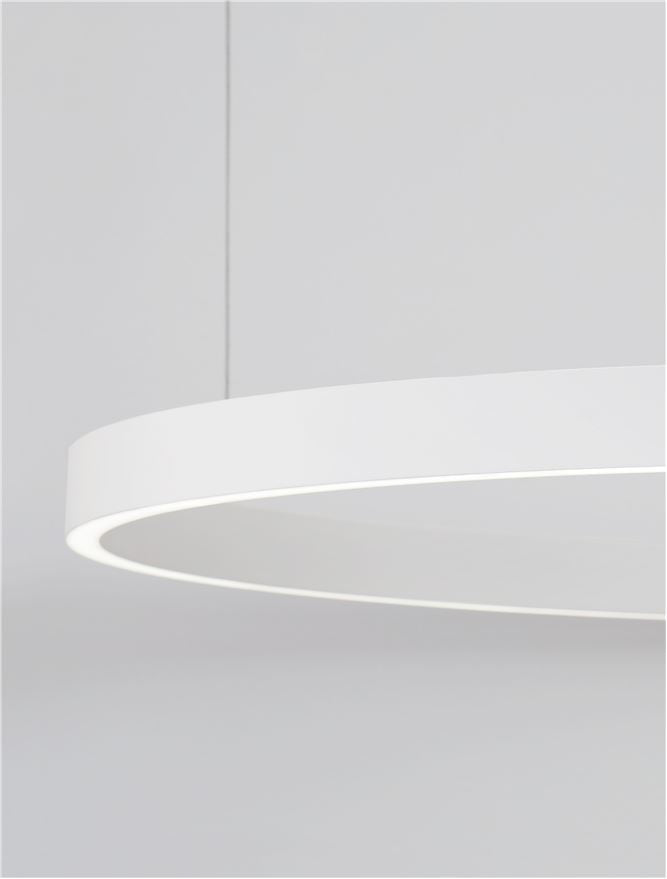 Lampa suspendata ELOWEN WHITE D98 NOVA LUCE
