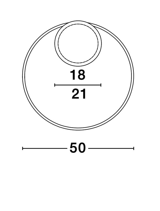 Plafoniera FULINE gold 32W Diam. 50 cm Nova Luce