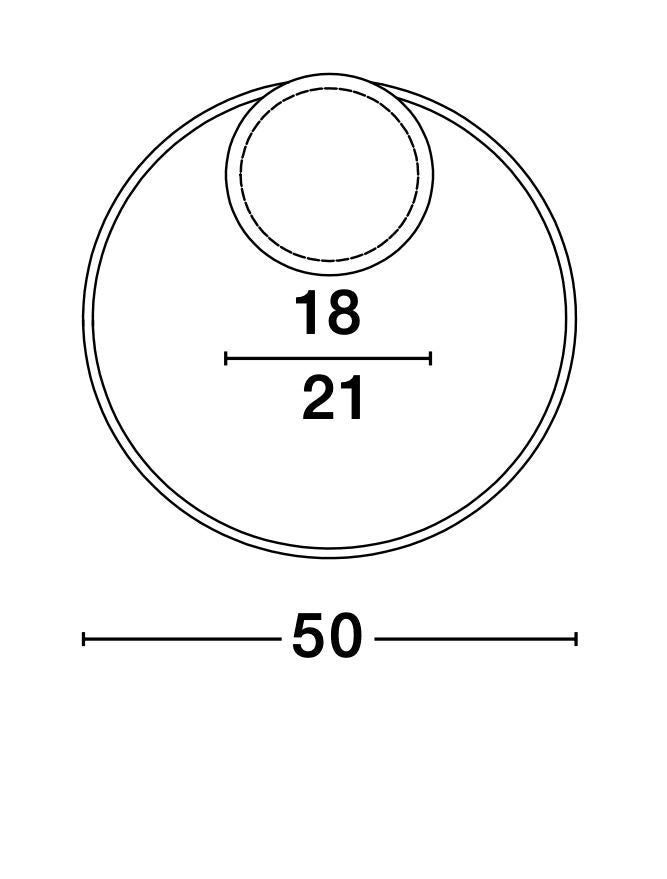 Plafoniera FULINE alb 32W Diam. 50 cm Nova Luce