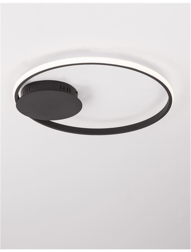 Plafoniera FULINE negru 32W Diam. 50 cm Nova Luce