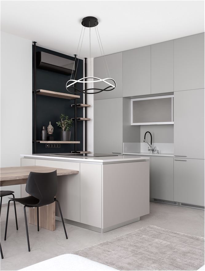 Lampa suspendata JINAL Black Aluminium W60 NOVA LUCE