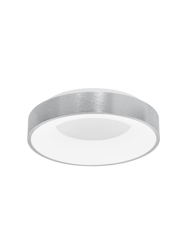 Plafoniera RANDO THIN Brushed Silver 30W 3000K Diam. 38 cm Nova Luce