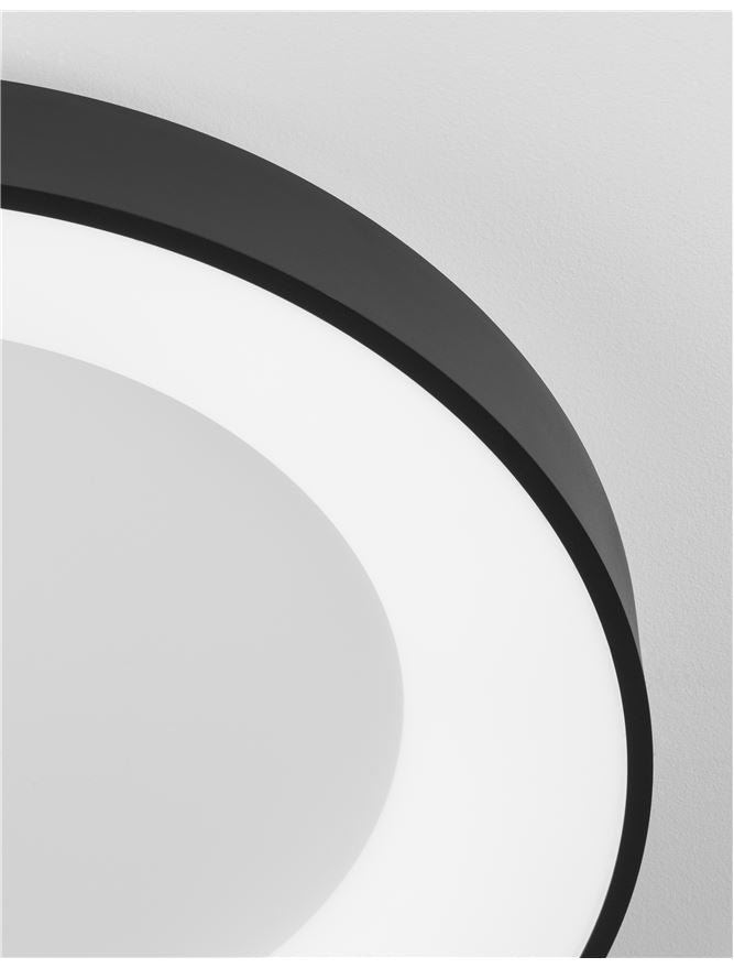 Plafoniera RANDO THIN Sandy Black 50W 4000K Diam. 60 cm Nova Luce