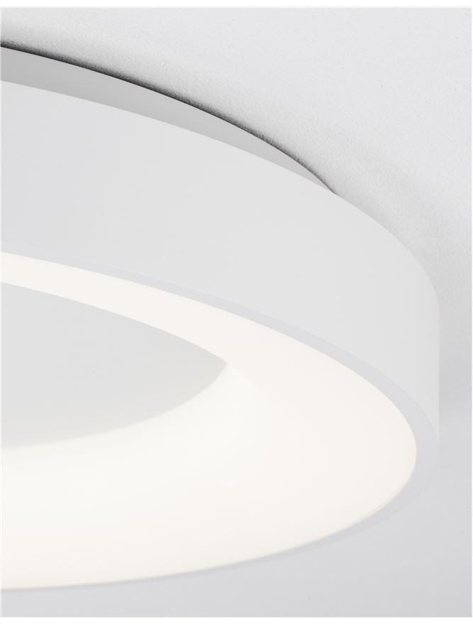 Plafoniera RANDO THIN Sandy White 50W Diam. 60 cm Nova Luce