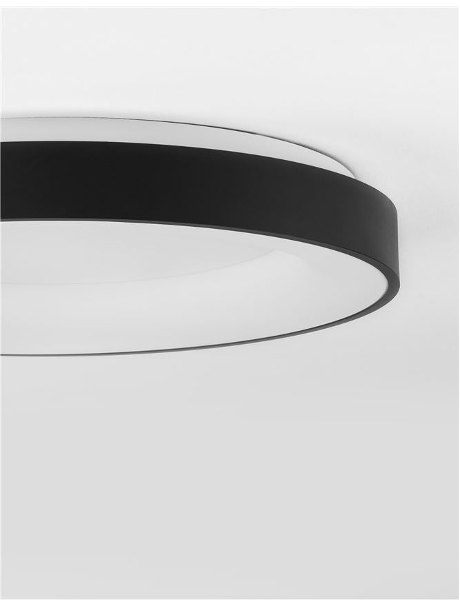 Plafoniera RANDO THIN Sandy Black 50W Diam. 60 cm Nova Luce