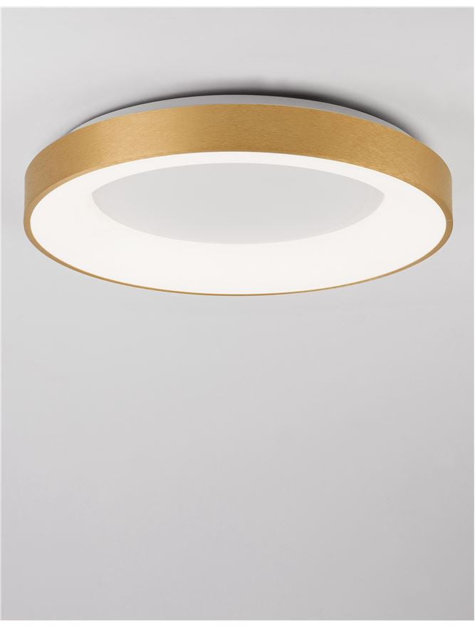 Plafoniera RANDO THIN gold 50W Diam. 60 cm Nova Luce