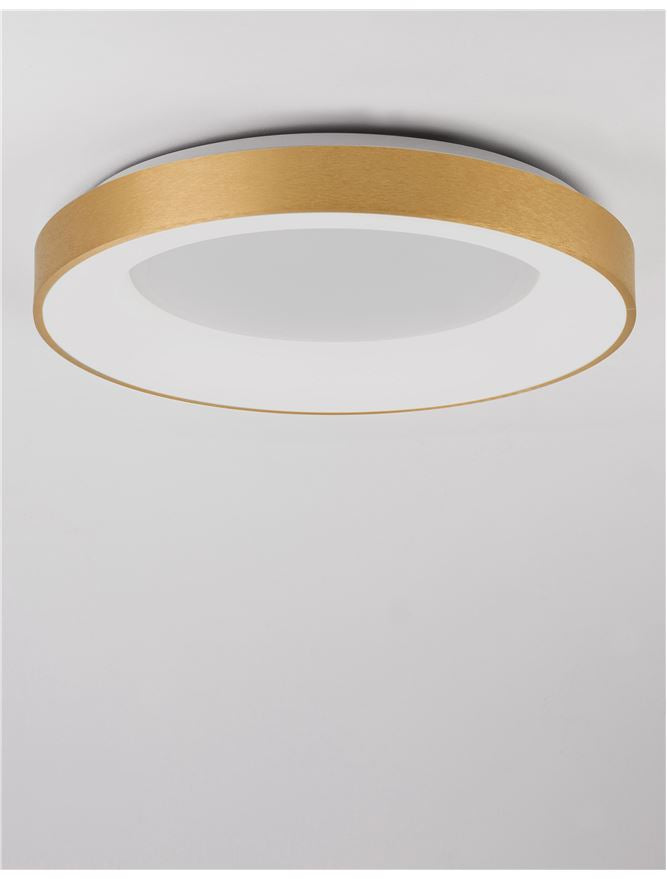 Plafoniera RANDO THIN gold 50W Diam. 60 cm Nova Luce