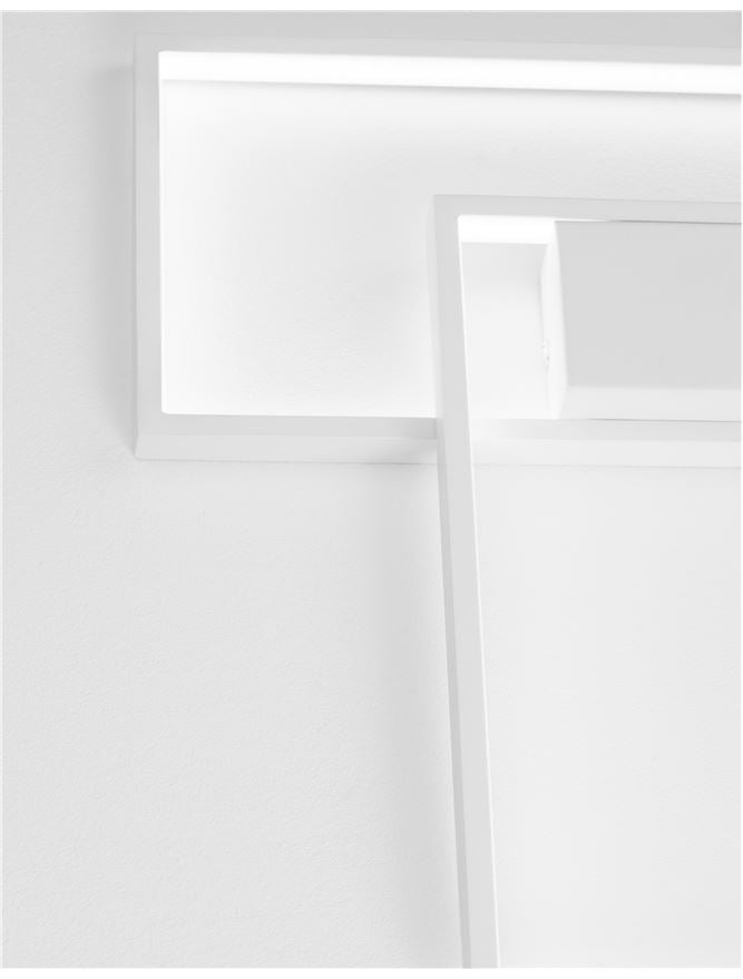Plafoniera PORTO Sandy White Steel Aluminium & Acrylic Dimmable 30W Dim: 45x45 cm Nova Luce