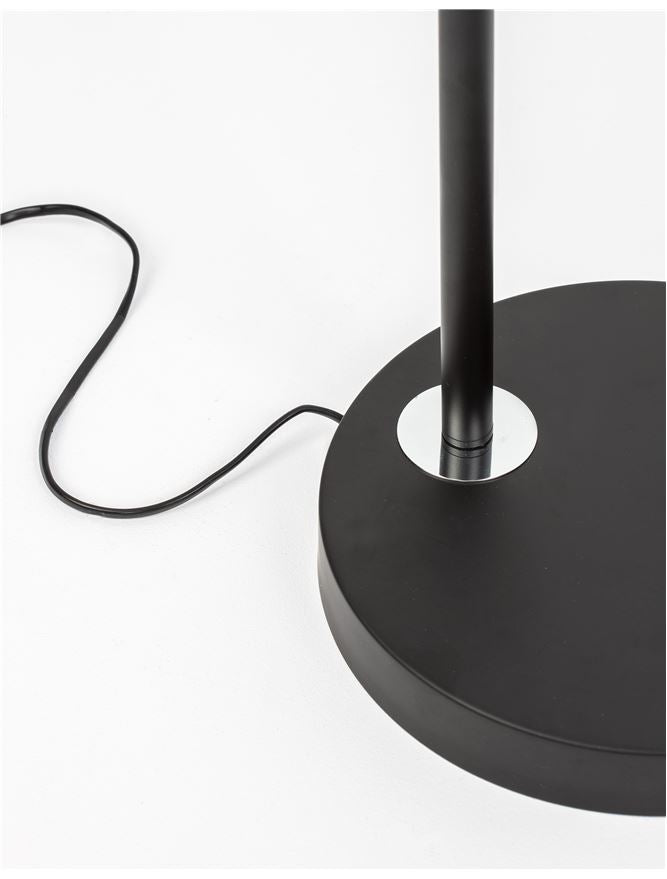 Lampadar SAMA black led  E27 12W  IP20 H180cm Nova Luce