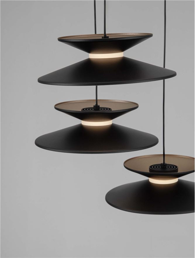 Lampa suspendata MORFI 5 LED 24 Watt 3000K IP20 D42cm Nova Luce