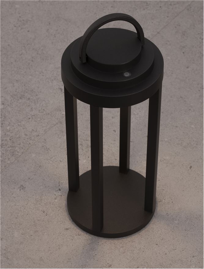 Lampa de masa portabila MOCHA, anthracite, 2W, IP 54 H 35 cm,  Nova Luce
