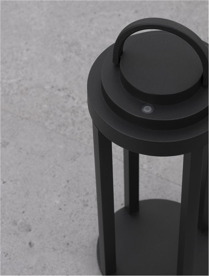 Lampa de masa portabila MOCHA, anthracite, 2W, IP 54 H 35 cm,  Nova Luce