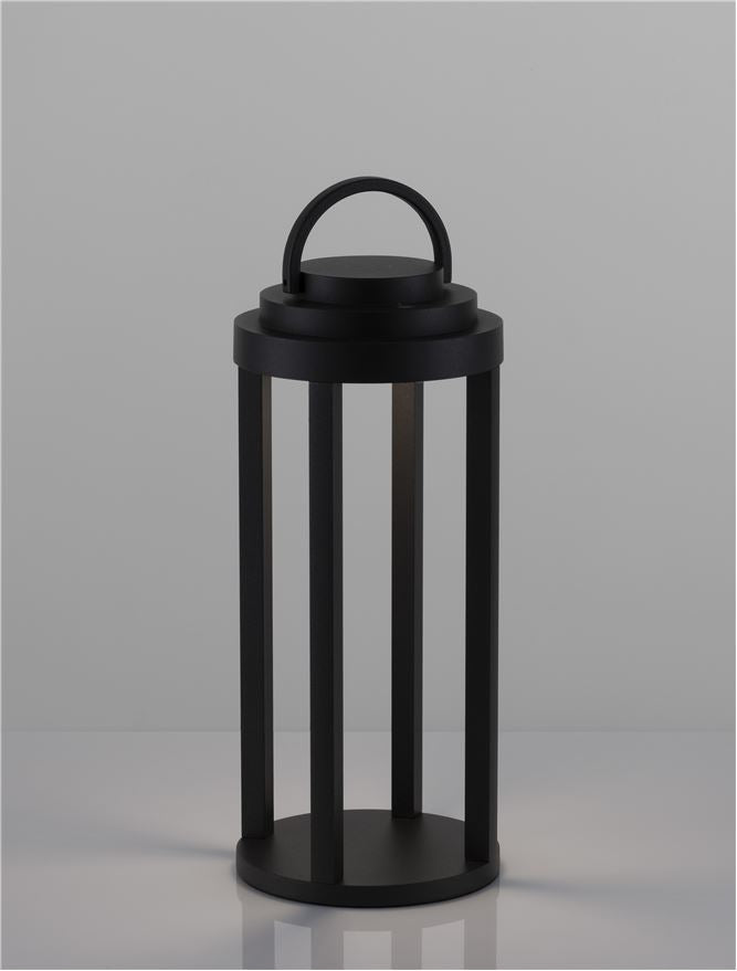 Lampa de masa portabila MOCHA, anthracite, 2W, IP 54 H 35 cm,  Nova Luce