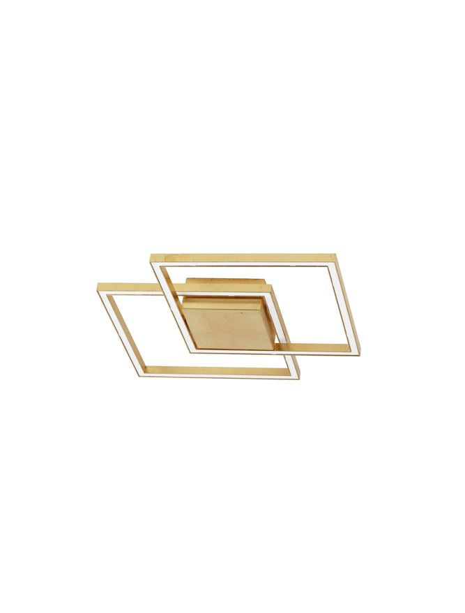 Plafoniera BILBAO auriu Dim: 46x46 cm Nova Luce