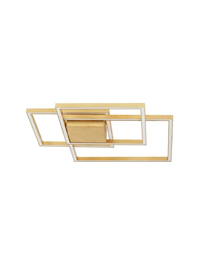 Plafoniera BILBAO auriu 42W Dim: 56x56 cm Nova Luce