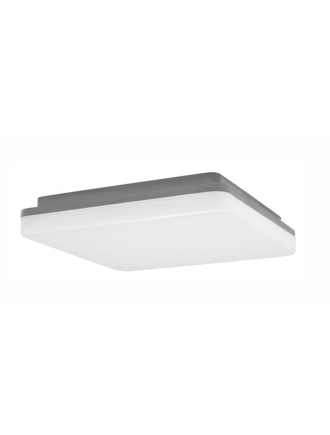 Plafoniera TOMMY Dark Gray ABS & Acrylic Diffuser, Ac Driver Included Led 30W Dim: 28 x 28 cm Nova Luce