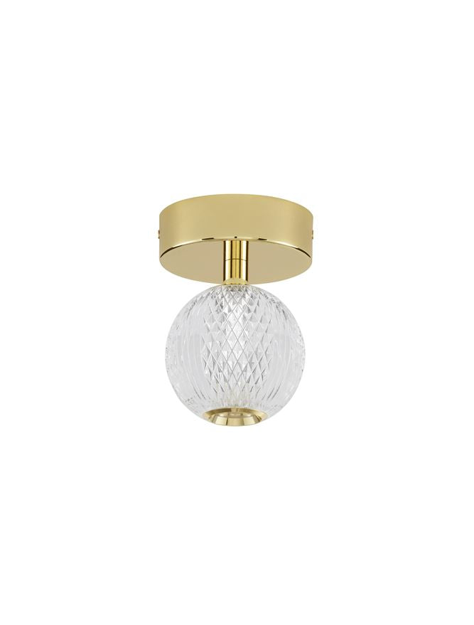 Plafoniera BRILLANTE gold 4W Diam. 12 cm Nova Luce