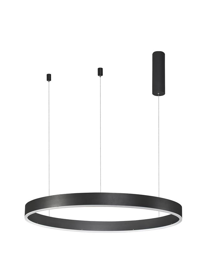 Lampa suspendata MOTIF Sandy Black D80 H200 NOVA LUCE