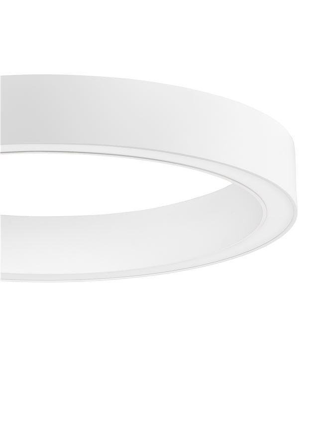 Plafoniera STIING Sandy White Aluminium & Acrylic 40W Diam. 60 cm Nova Luce