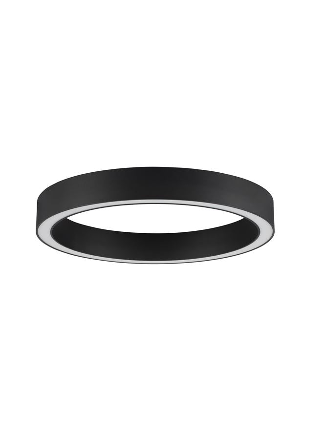 Plafoniera STING Sandy Black Aluminium & Acrylic 40W Diam. 60 cm Nova Luce