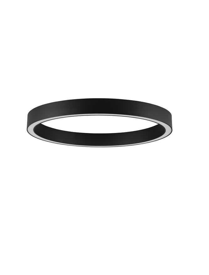 Plafoniera STING Sandy Black Aluminium & Acrylic 50W Diam. 80 cm Nova Luce