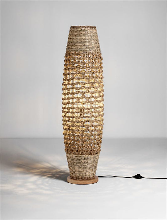 Lampadar ANADA natural LED E27 · 1x12 Watt 100-240 Volt · IP20 H119cm Nova Luce