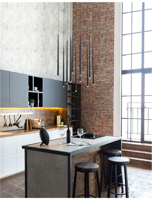 Lampa suspendata GIONO 12 Sandy Black Aluminium NOVA LUCE