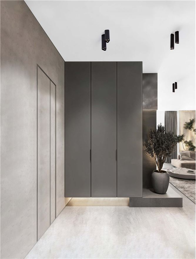 Plafoniera ETHO Sandy Black Aluminium LED 6W 3000K Dim: 5X5X20 cm Nova Luce