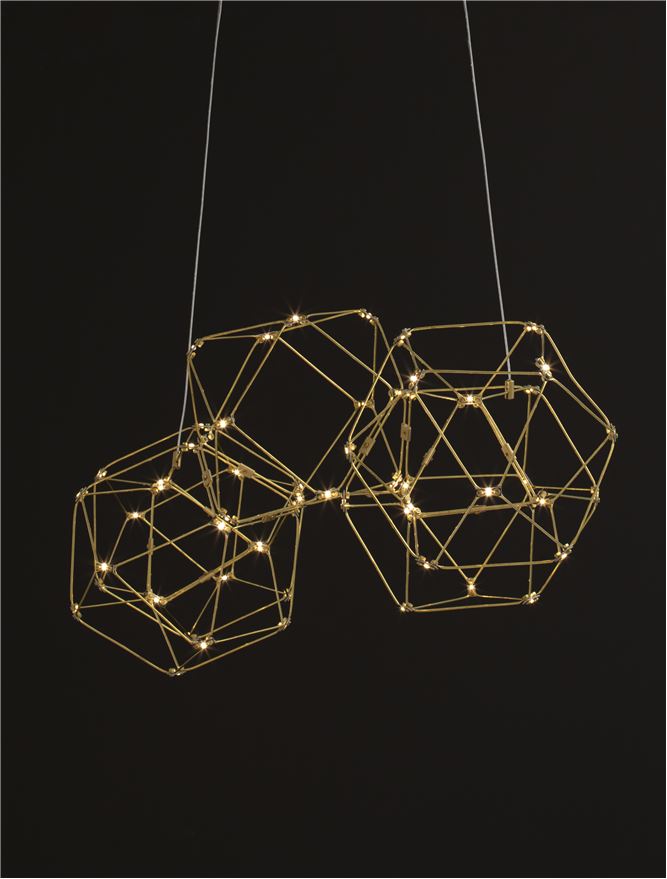 Lampa suspendata NEBULA Copper Metal L84 NOVA LUCE