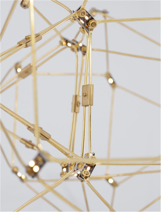 Lampa suspendata NEBULA Copper Metal D47 NOVA LUCE