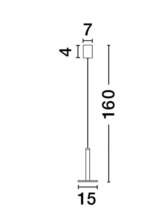 Lampa suspendata PALENCIA WHITE NOVA LUCE