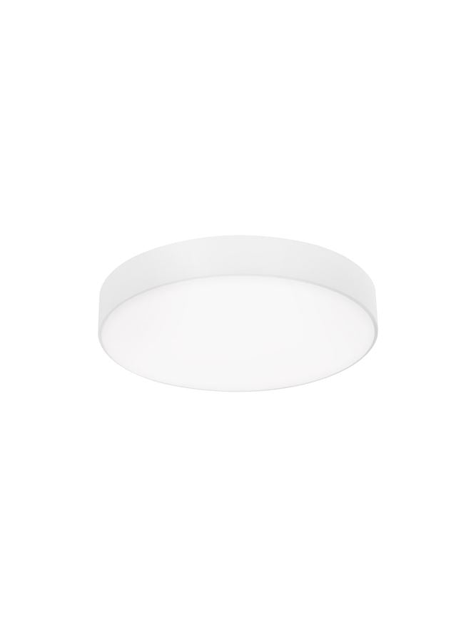 Plafoniera SOTTO Sandy White Aluminium & Acrylic LED 40W 2700-3500-5000K IP20 - Included Remote Control - CCT Dimmable Diam: 46 cm Nova Luce