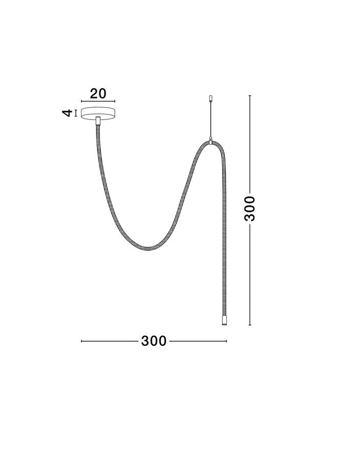 Lampa suspendata ILANE NOVA LUCE