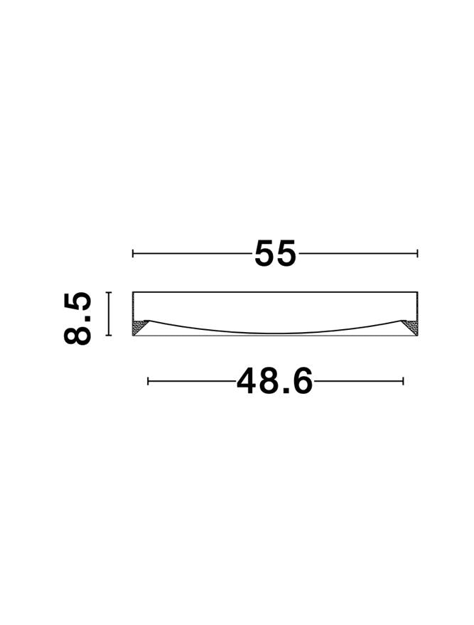 Plafoniera LUTON Sandy White Aluminium Matt White Acrylic Diffuser 47W Diam. 55 cm Nova Luce
