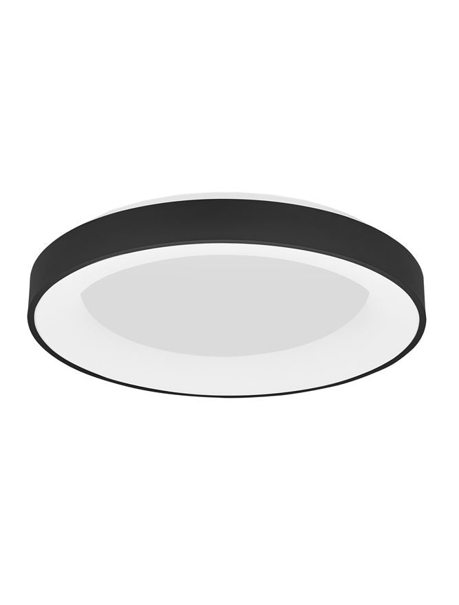 Plafoniera RANDO SMART Sandy Black Aluminium & Acrylic Led 50W Diam: 60 cm Nova Luce