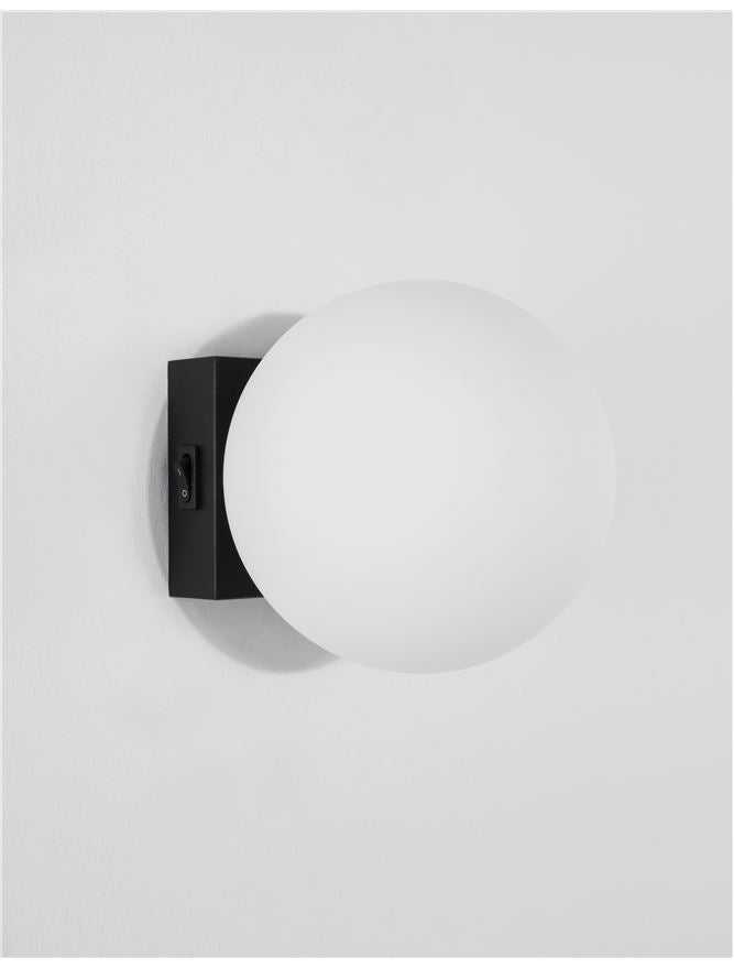 Aplica de interior JOLINE black 6W 3200K IP20 H14,5cm Nova Luce
