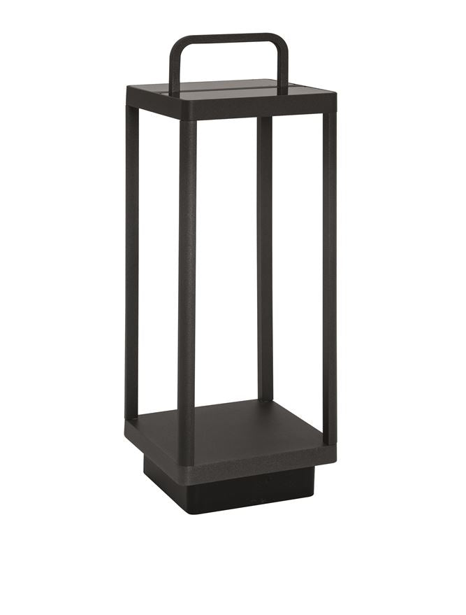 Lampa de masa portabila BALI, anthracite, 2W, IP 65 H 51 cm, solar/usb Nova Luce