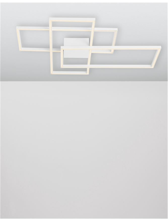 Plafoniera BILBAO alb 55W Dim: 90x67 cm Nova Luce