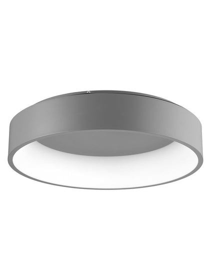 Plafoniera RANDO Gray Aluminium & Acrylic Led 42W Diam: 60 cm Nova Luce