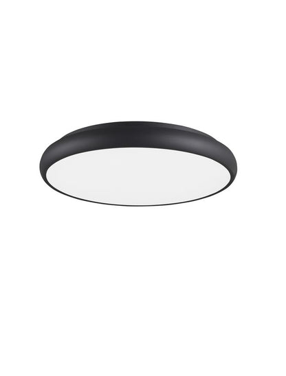 Plafoniera GAP Black Aluminium & Acrylic Led 62W Diam: 61 cm Nova Luce