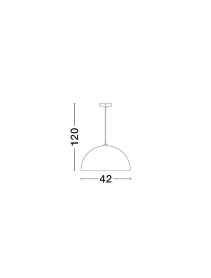 Lampa suspendata TALCUM LED E27 1x12Watt 100-240 Volt · IP20 D42cm Nova Luce