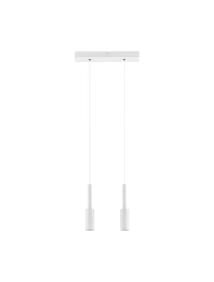 Lampa suspendata JOY Sandy White Aluminium 2 LED 14W NOVA LUCE