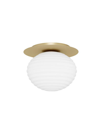 Aplica de interior ALLEN gold white glass E27 12W IP20 D35cm Nova Luce