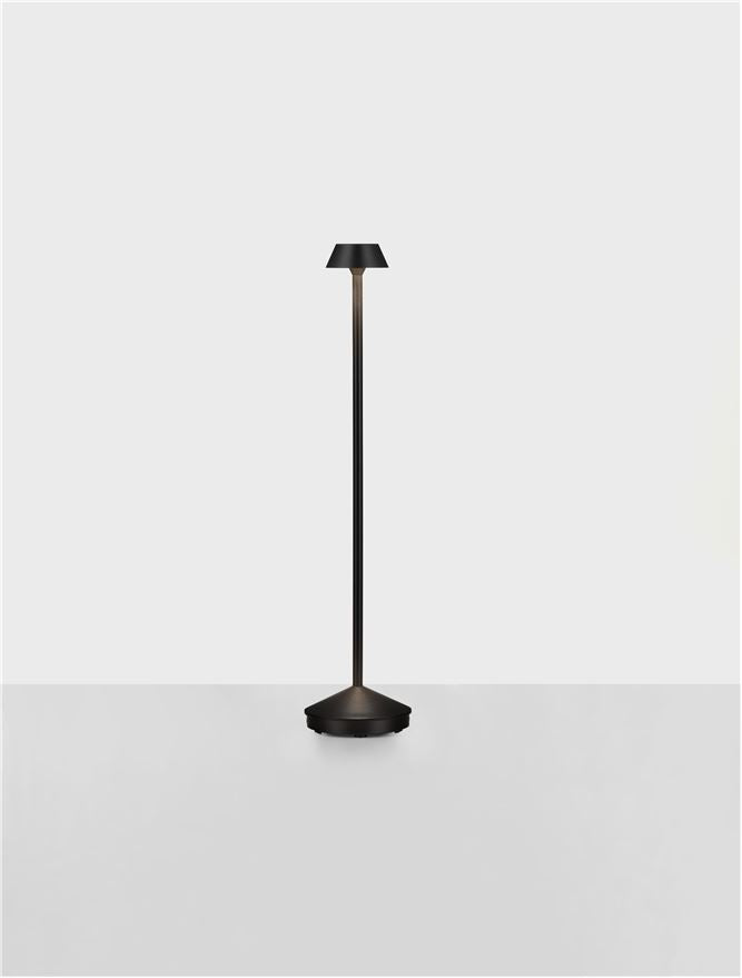 Lampa de masa portabila ARION, sandy black, 4W, IP 65 H 50 cm, Nova Luce