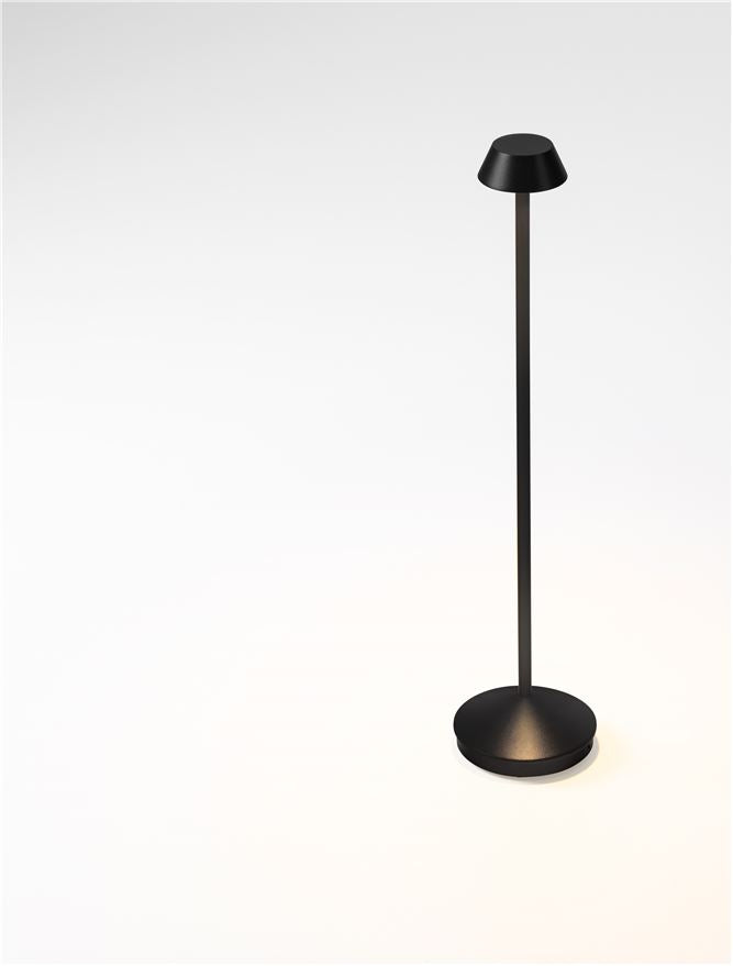 Lampa de masa portabila ARION, sandy black, 4W, IP 65 H 50 cm, Nova Luce