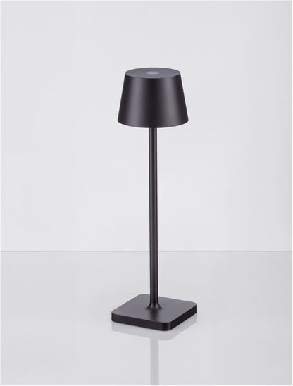 Lampa de masa portabila DECK, sandy black, 1.5W, IP 54 H 30 cm, Nova Luce