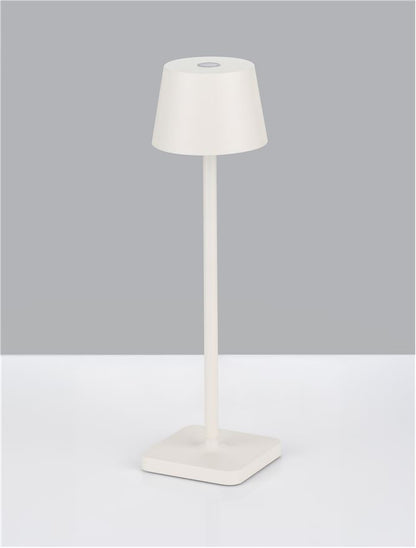 Lampa de masa portabila DECK, sandy white, 1.5W, IP 54 H 30 cm, Nova Luce