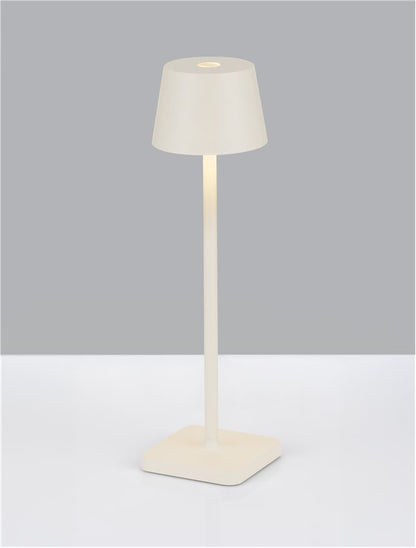 Lampa de masa portabila DECK, sandy white, 1.5W, IP 54 H 30 cm, Nova Luce